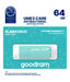 EAN 5908267961452 - Goodram UME3 unidad flash USB 64 GB USB tipo A 3.2 Gen 1 (3.1 Gen 1) Turquesa imagen 10