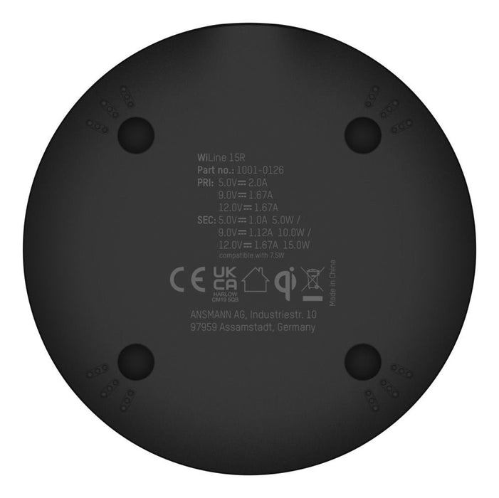 EAN 4013674184897 - Ansmann WiLine 15R Smartphone Negro USB Cargador inalámbrico Interior imagen 5