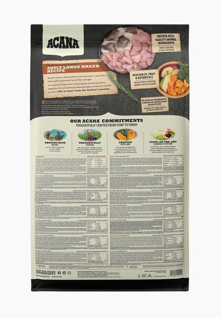 EAN 0064992521172 - Acana Adult Large Breed Recipe 17 kg Adulto Pollo imagen 2