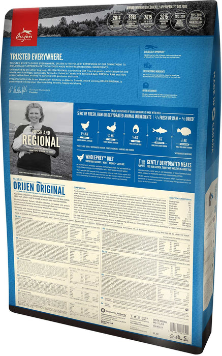 EAN 0064992182120 - Orijen Original 11,4 kg Adulto Pollo, Pescados, Pavo imagen 2