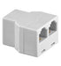 EAN 4040849930492 - Goobay RJ-11 Adapter 2x RJ-11 Blanco imagen 1