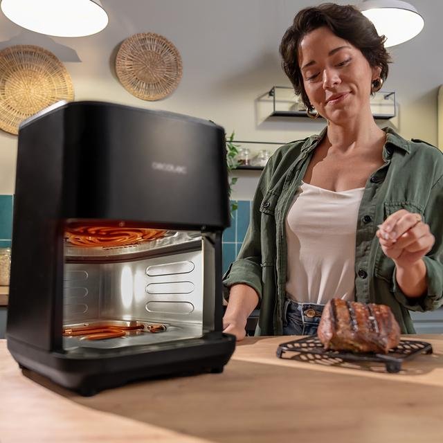 EAN 8435771915871 - Cecotec Cecofry&Grill Duoheat 4000 Sencillo 4 L Independiente 1900 W Freidora de aire caliente Negro imagen 9