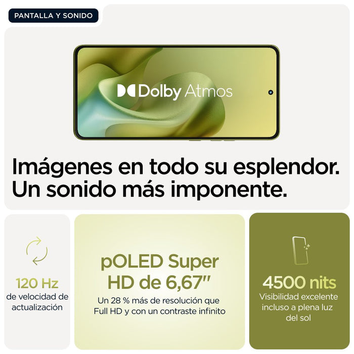EAN 840493600116 - Motorola moto g86 power 5G 16,9 cm (6.67") SIM doble Android 15 USB Tipo C 12 GB 256 GB 6720 mAh Verde imagen 19