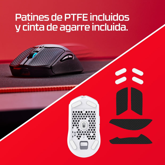 EAN 0196786272547 - HyperX Pulsefire Haste 2 Wireless White Gaming Mouse ratón Juego Ambidextro RF Wireless + Bluetooth 26000 imagen 2
