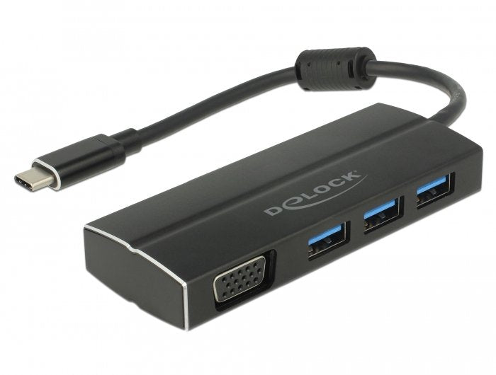 EAN 4043619639328 - DeLOCK 63932 base para portátil y replicador de puertos USB 3.2 Gen 1 (3.1 Gen 1) Type-C Negro imagen 1