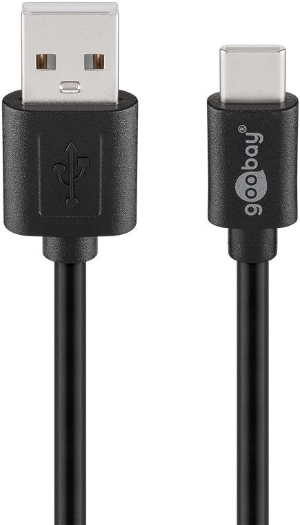 EAN 4040849554681 - Goobay 55468 cable USB USB 2.0 1,8 m USB C USB A Negro imagen 1