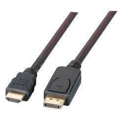 EAN 4049759227579 - EFB Elektronik K5561SW.3V2 adaptador de cable de vídeo 3 m DisplayPort HDMI Negro imagen 1