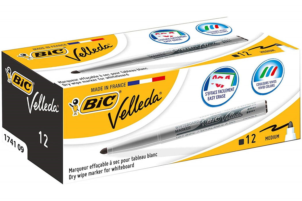 EAN 3086121741098 - BIC Velleda 1741 marcador 12 pieza(s) Punta redonda Negro imagen 2