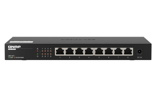 EAN 4713213519851 - QNAP QSW-1108-8T switch No administrado 2.5G Ethernet (100/1000/2500) Negro imagen 1