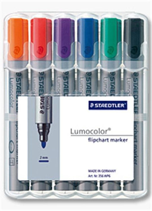 EAN 4007817356067 - Staedtler 356 WP6 marcador 6 pieza(s) Negro, Azul, Verde, Naranja, Rojo, Violeta imagen 1