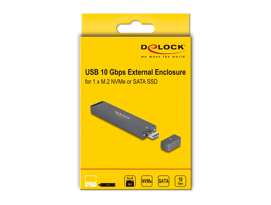 EAN 4043619420216 - DeLOCK 42021 caja para disco duro externo Caja externa para unidad de estado sólido (SSD) Gris imagen 6