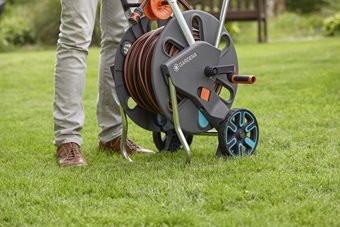 EAN 4078500032919 - Gardena AquaRoll L Easy Tambor de carrete Manual Negro, Azul, Naranja imagen 9