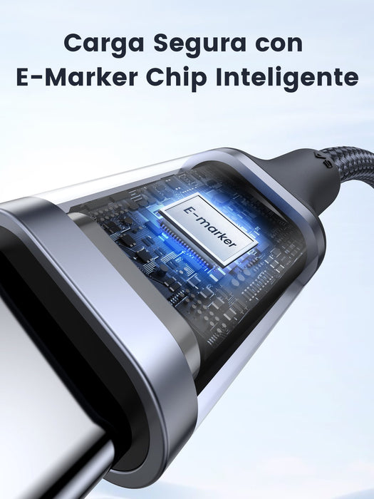 EAN 6957303874279 - Ugreen 70427 cable USB USB 2.0 1 m USB C Negro, Plata imagen 6