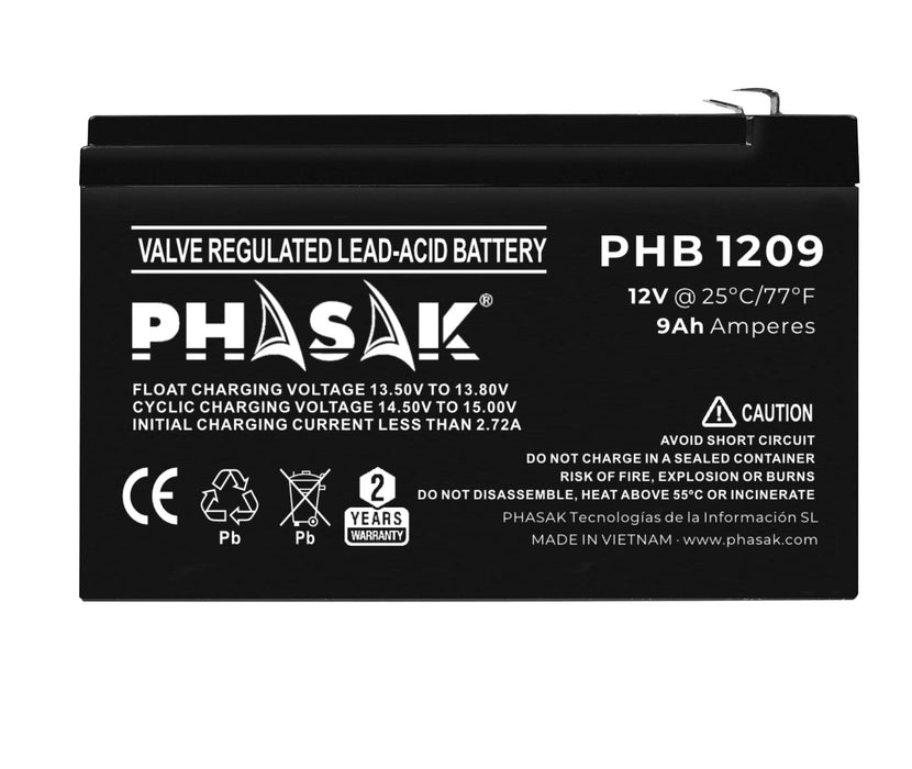 EAN 5605922047222 - Phasak PHB 1209 batería para sistema ups Sealed Lead Acid (VRLA) imagen 3