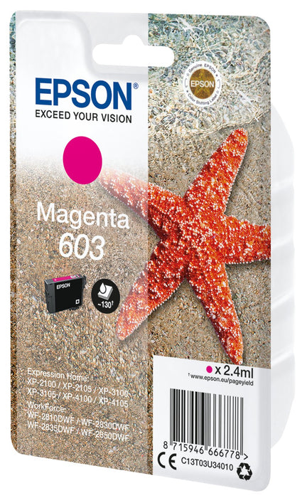 EAN 8715946666785 - Epson C13T03U34020 cartucho de tinta 1 pieza(s) Original Rendimiento estándar imagen 2