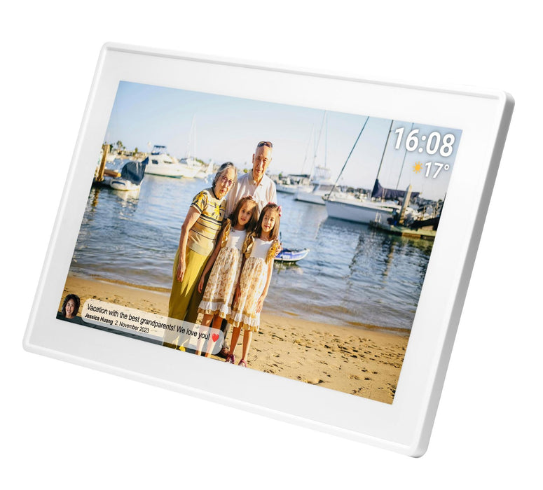 EAN 5706751074943 - Denver PFF-1515W marco fotográfico digital Blanco 39,6 cm (15.6") Pantalla táctil Wifi imagen 4