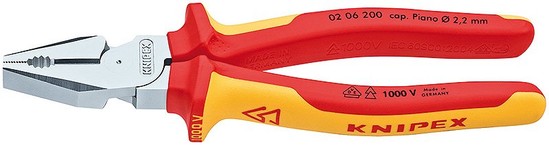 EAN 4003773010029 - Knipex 02 06 200 alicate Alicates de electricista imagen 1