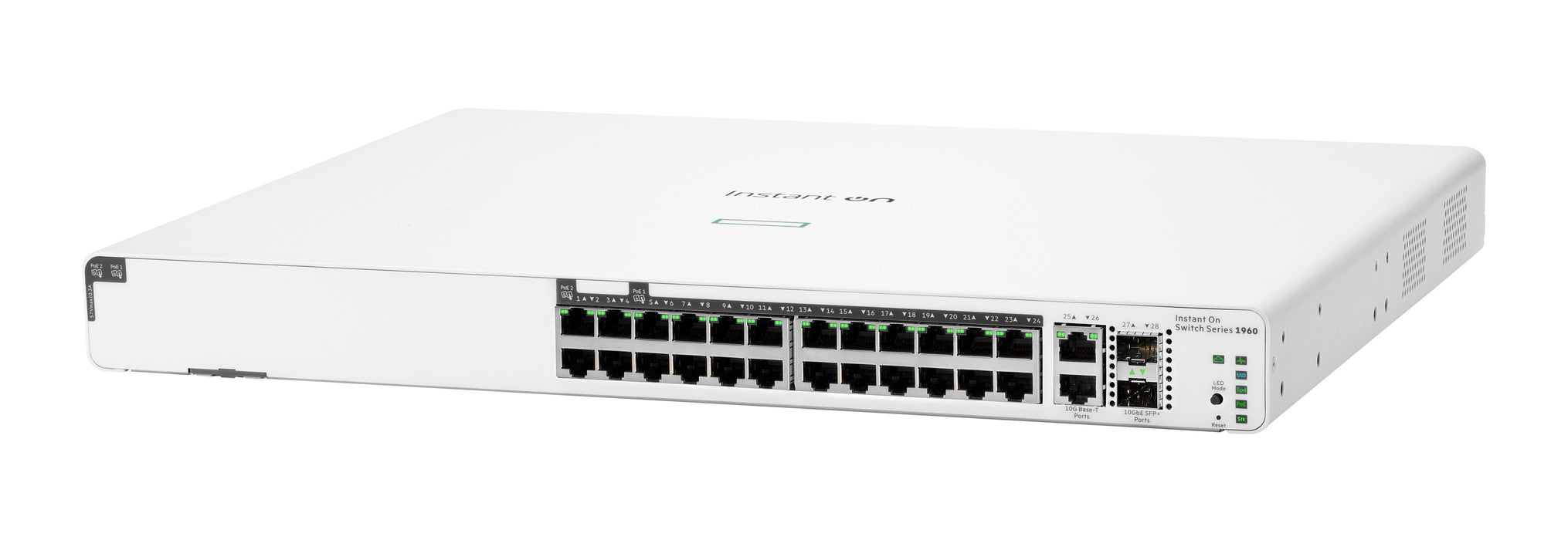 EAN 0190017521558 - HPE Aruba Networking Networking Instant On Switch 20p Gigabit CL4 4p Gigabit CL6 PoE 2p 10GBT 2p SFP+ 370 imagen 3