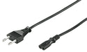 EAN 5705965856369 - Microconnect PE030718 cable de transmisión Negro 1,8 m CEE7/16 C7 acoplador imagen 1