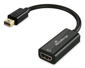 EAN 4260664877868 - MediaRange MRCS236 adaptador de cable de vídeo 0,2 m Mini DisplayPort HDMI Negro imagen 1