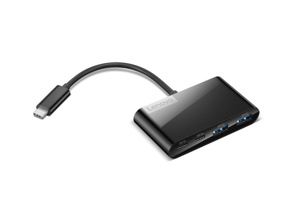 EAN 0195892085492 - Lenovo GX91L84354 hub de interfaz USB 3.2 Gen 1 (3.1 Gen 1) Type-C 625 Mbit/s Negro imagen 1