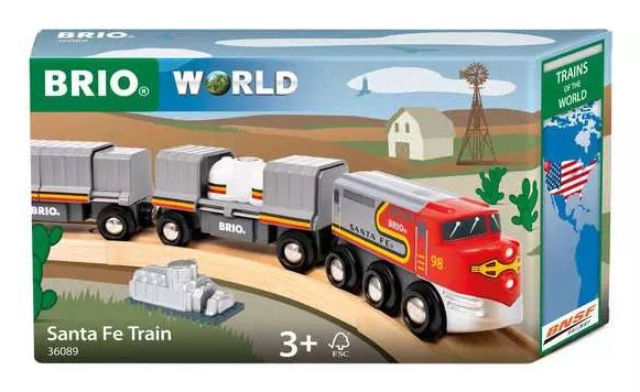 EAN 7312350360899 - BRIO World Santa Fe Train - Trains of the World imagen 1