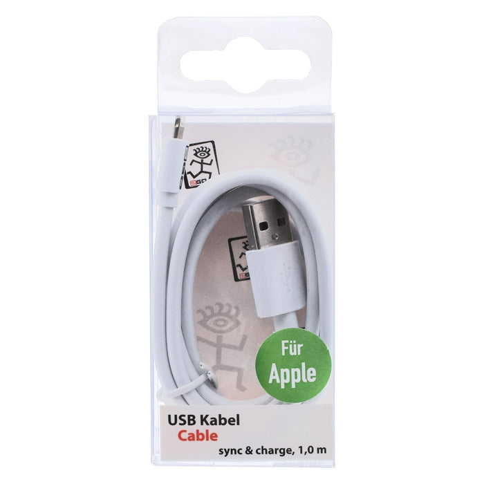 EAN 4010425957816 - 2GO 795781 cable de conector Lightning 1 m Blanco imagen 2