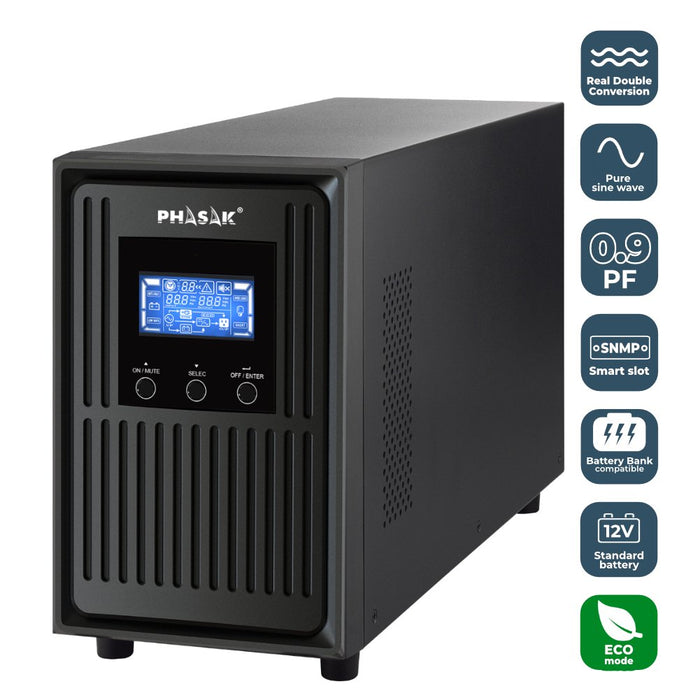 EAN 5605922004881 - Phasak PH 8020 sistema de alimentación ininterrumpida (UPS) Doble conversión (en línea) 2 kVA 1800 W 3 sa imagen 4