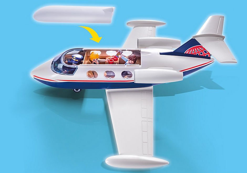 EAN 4008789705334 - Playmobil City Life Private Jet imagen 2