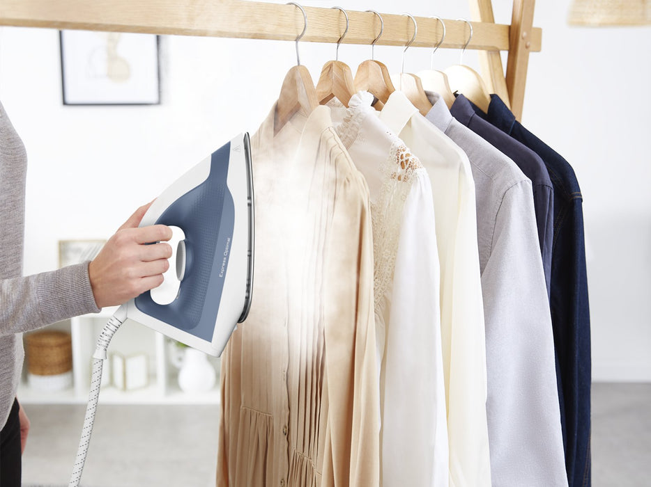 EAN 3121040090091 - Tefal Express Optimal SV4110 2200 W 1,2 L Ceramic Express Glide Azul, Blanco imagen 5