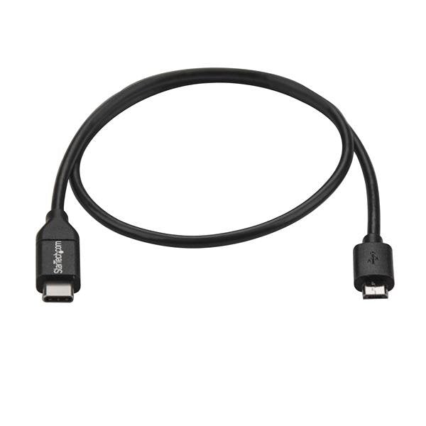 EAN 0065030865685 - StarTech.com USB2CUB50CM cable USB 0,5 m USB C Micro-USB B Negro imagen 3