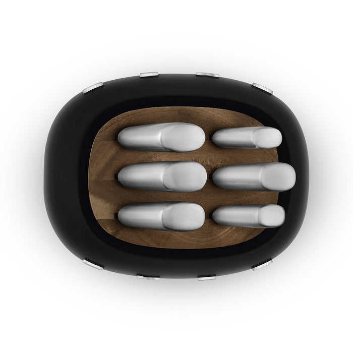 EAN 8017709344191 - Smeg KBSF02BL taco para cuchillos Bloque con ranuras para cuchillos Plástico, Acero inoxidable, Madera Ne imagen 6