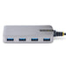 EAN 0065030893251 - StarTech.com 5G4AB-USB-C-HUB hub de interfaz USB 3.2 Gen 1 (3.1 Gen 1) Type-C 5000 Mbit/s Gris imagen 3