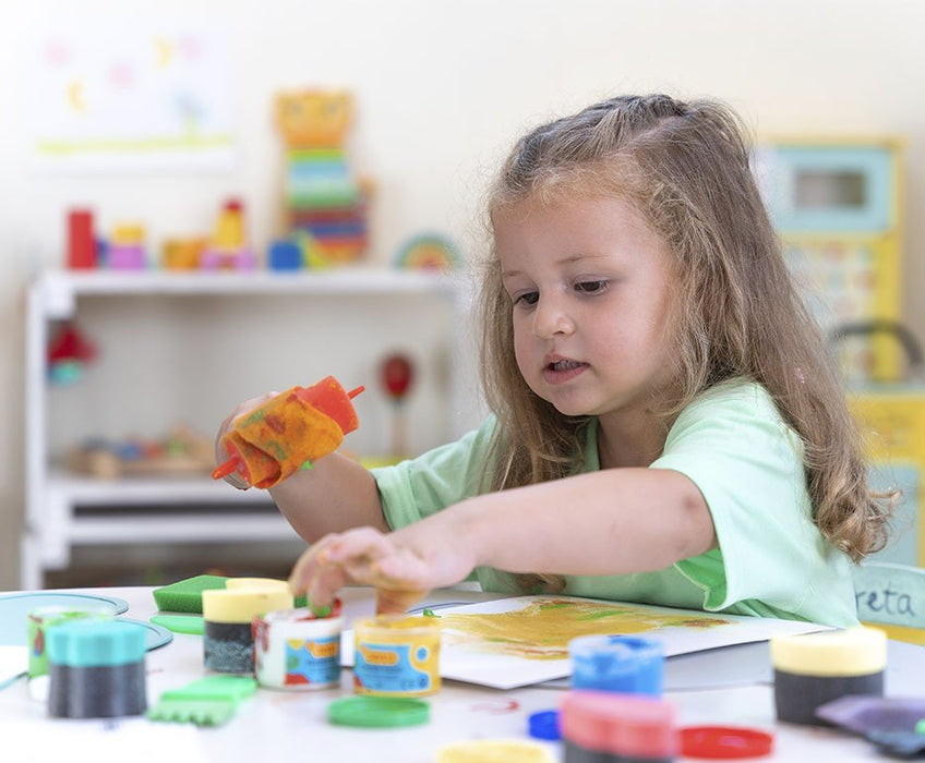 EAN 8412027028950 - Jovi 540 pintura de dedos lavable Azul, Marrón, Verde, Rojo, Amarillo imagen 9