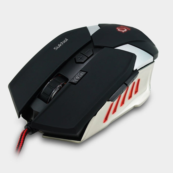 EAN 8436550231953 - TALIUS Sukhoi ratón Juego Ambidextro USB tipo A Óptico imagen 4