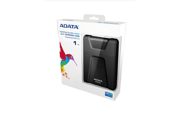 EAN 4713435799154 - ADATA DashDrive Durable HD650 disco duro externo 1 TB 2.5" USB 3.2 Gen 1 (3.1 Gen 1) Negro imagen 2