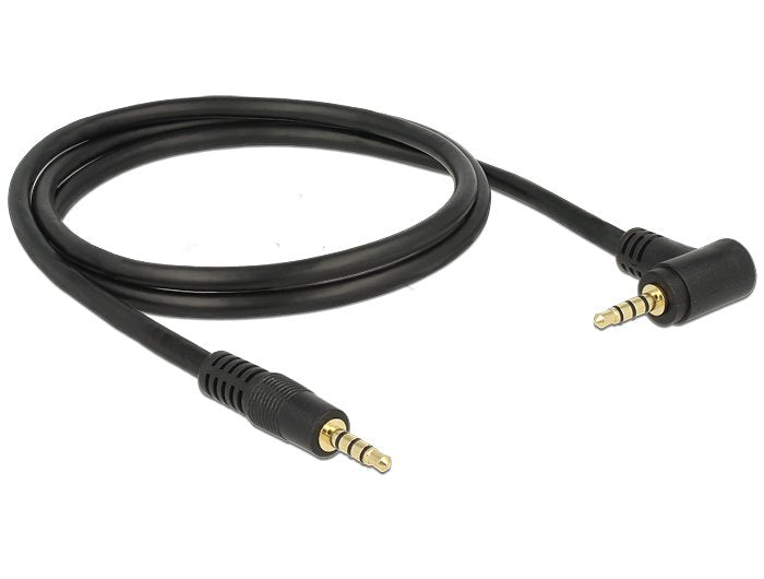 EAN 4043619847372 - DeLOCK 84737 cable de audio 1 m 3,5mm Negro imagen 1