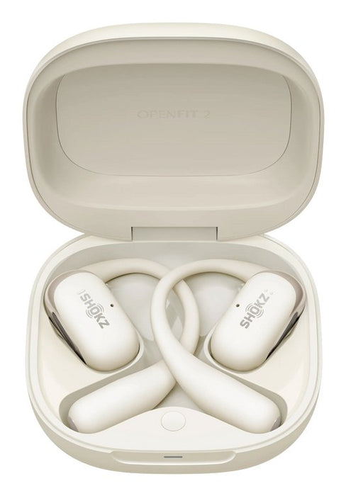 EAN 0810160666974 - SHOKZ OpenFit 2 Auriculares Inalámbrico gancho de oreja Llamadas/Música/Deporte/Uso diario Beige imagen 3