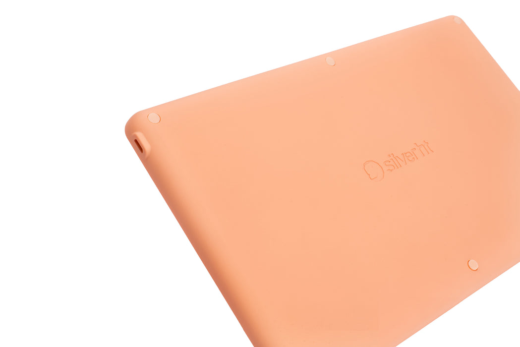 EAN 8420738193676 - SilverHT 111936740199 teclado para móvil Español Bluetooth Durazno, Blanco imagen 4