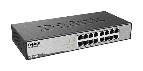 EAN 0790069221262 - D-Link DES-1016D No administrado Fast Ethernet (10/100) Negro imagen 2
