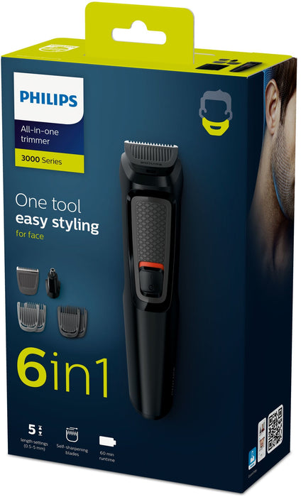 EAN 8710103794455 - Philips MULTIGROOM Series 3000 MG3710/15 cortadora de pelo y maquinilla Negro Níquel-metal hidruro (NiMH) imagen 4