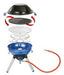 EAN 3138522128050 - Campingaz Party Grill 400 Caravan Parrilla Mesa propano/butano Negro, Azul, Acero satinado 2000 W imagen 1
