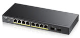 EAN 0760559129453 - Zyxel GS1900-10HP switch Gestionado L2 Gigabit Ethernet (10/100/1000) Energía sobre Ethernet (PoE) Negro imagen 1