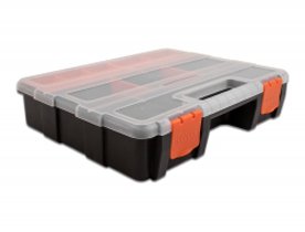 EAN 4043619184163 - DeLOCK 18416 caja de almacenaje Rectangular Plástico Negro, Naranja imagen 2