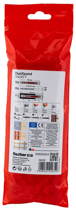 EAN 4048962442359 - Fischer 562207 tornillo de anclaje y taco 10 pieza(s) imagen 2
