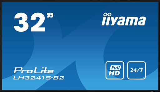 EAN 4948570123506 - iiyama LH3241S-B2 pantalla de señalización Diseño de quiosco 80 cm (31.5") LED 350 cd / m² Full HD Negro  imagen 1