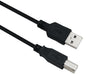 EAN 4005938883028 - Helos 288302 cable USB USB 2.0 0,5 m USB A USB B Negro imagen 1