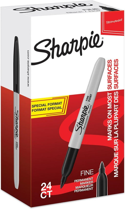 EAN 3026980771287 - Sharpie Fine marcador 24 pieza(s) Punta fina Negro imagen 1