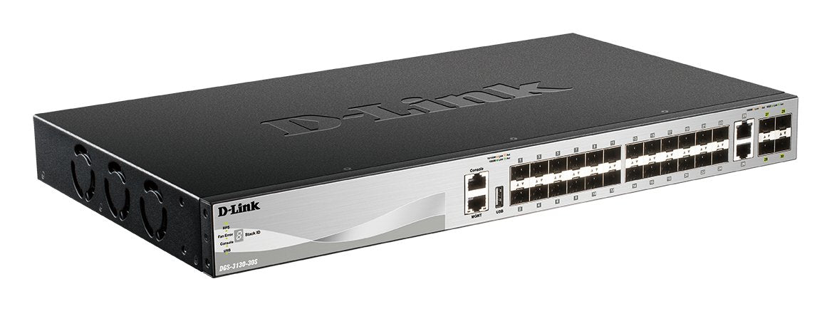EAN 0790069469961 - D-Link DGS-3130-30S/E switch Gestionado L3 10G Ethernet (100/1000/10000) Gris imagen 2