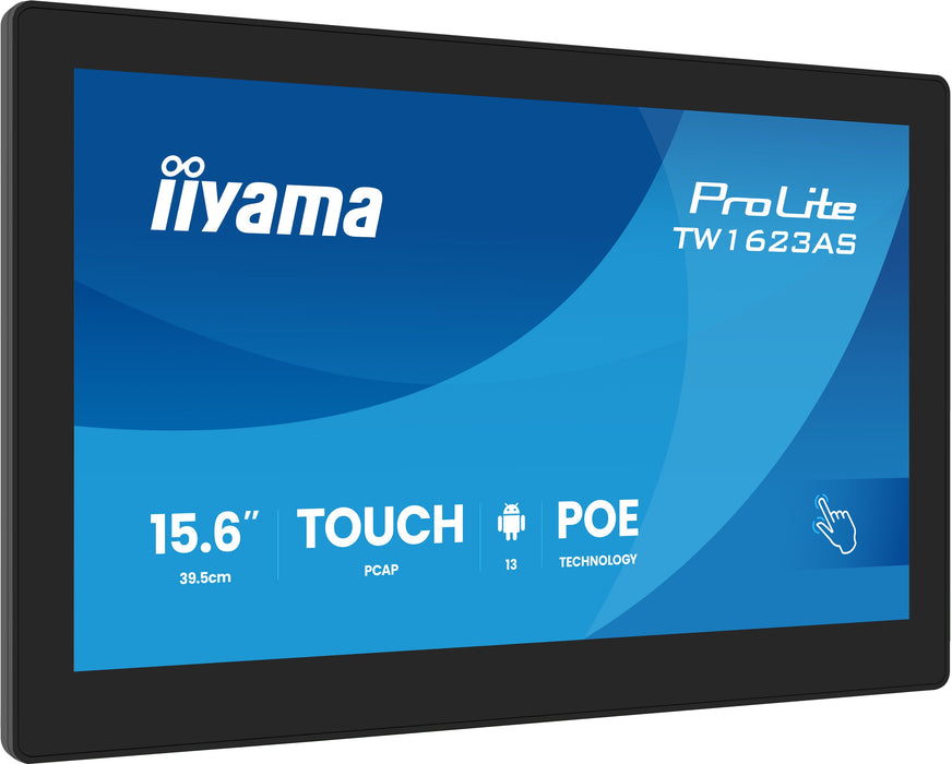 EAN 4948570126934 - iiyama TW1623AS-B3P pantalla de señalización Panel plano interactivo 39,6 cm (15.6") LED Wifi 450 cd / m² imagen 1